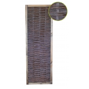 Płot wiklinowy SICILIA 130x60 cm IMPREGNOWANY PALISANDER